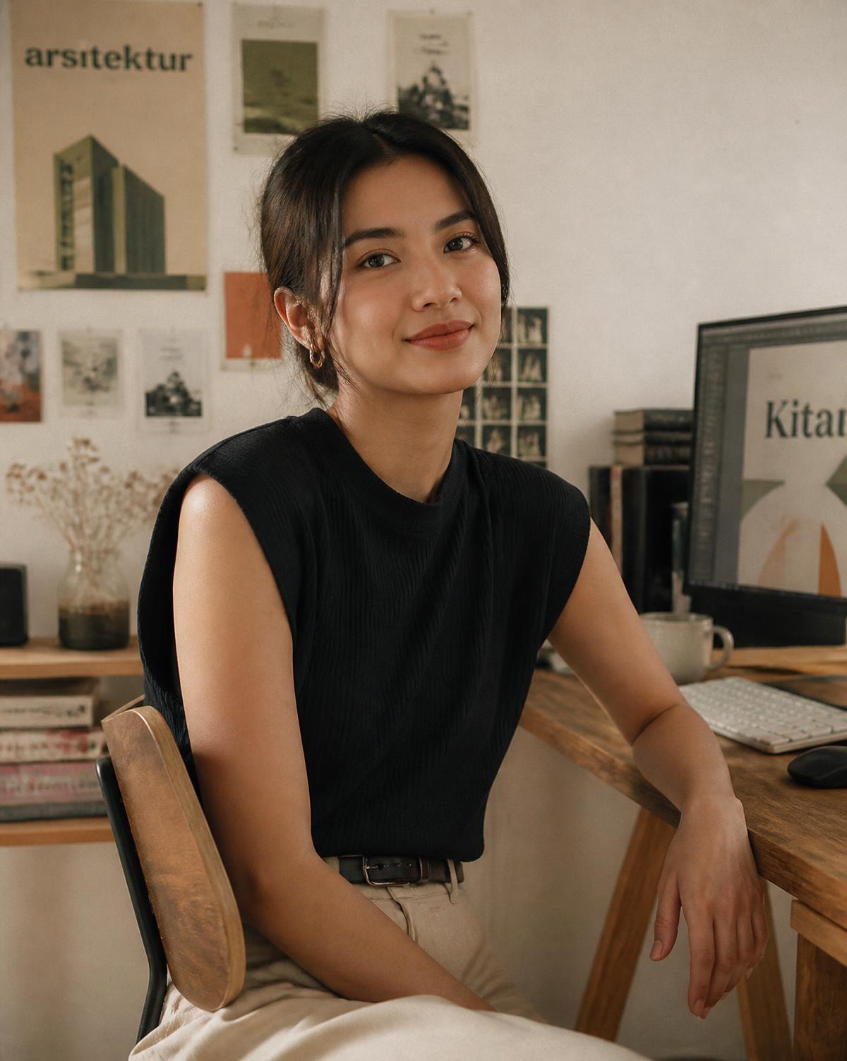 Zetta Hordyeth in her Jakarta studio
